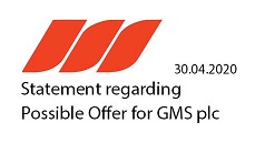 Statement regarding Possible Offer for Gulf Marine Services PLC (GMS)